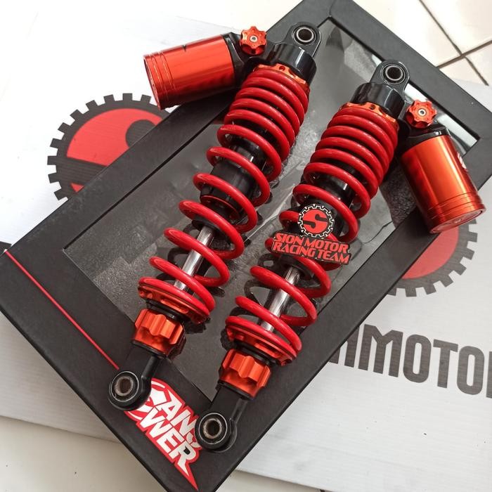 Shockbreaker Sok Shock Belakang Tabung Atas Answer Type 007 Double Click 2 Stelan 340Mm Merah Grand