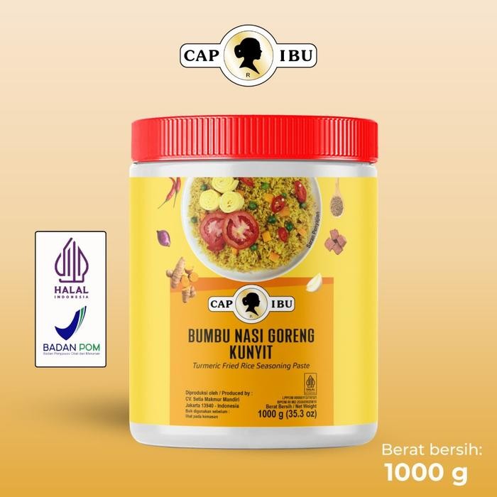 

Stok Baru CAP IBU Bumbu Nasi Goreng Kunyit POT 1000gr