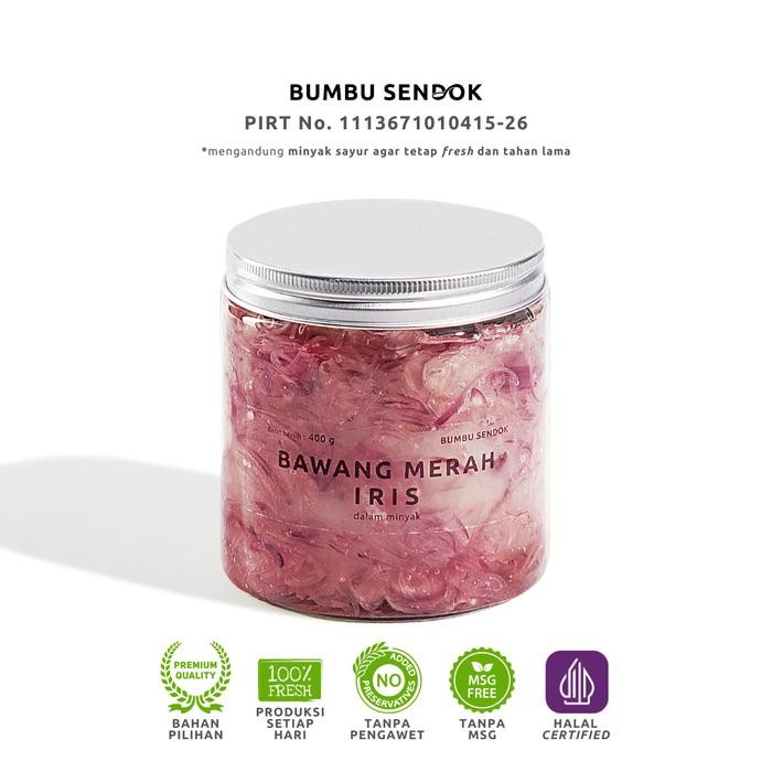 

Stok Baru BUMBU SENDOK Bawang Merah Iris dalam Minyak / Minced Shallot 400g