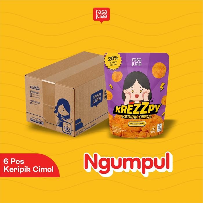 

Rasa Juara - Paket Ngumpul 6 Pcs Krezzpy Keripik Cimol