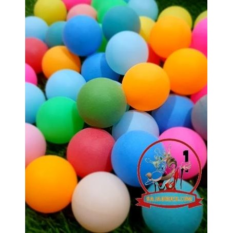 50 Pcs Bola Pingpong Beer Pong Warna-Warni Dekorasi Bola Undian