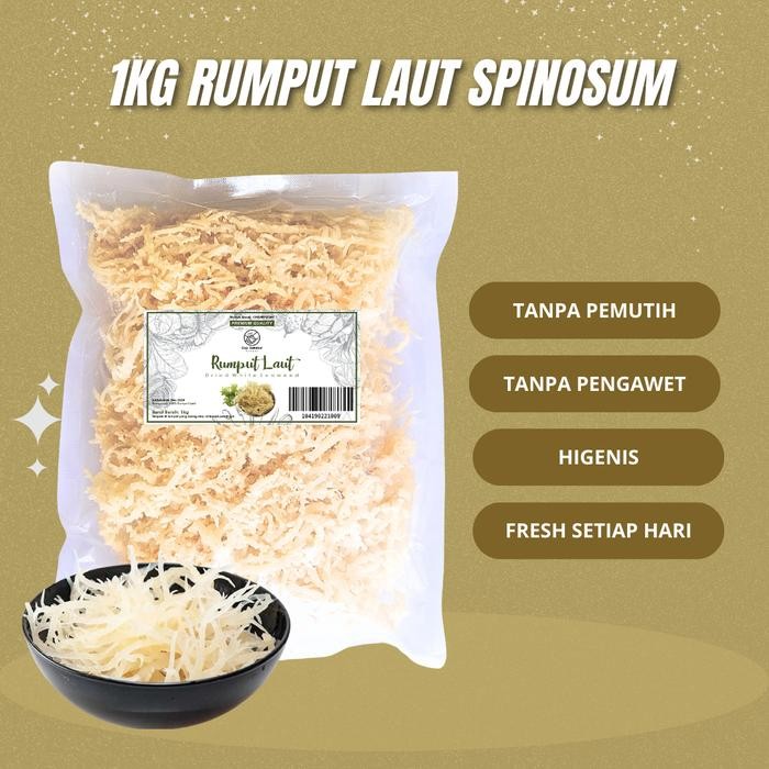 

Premium 1kg Rumput laut putih / Spinosum Cottoni / Rempah / JSR 100% PREMIUM