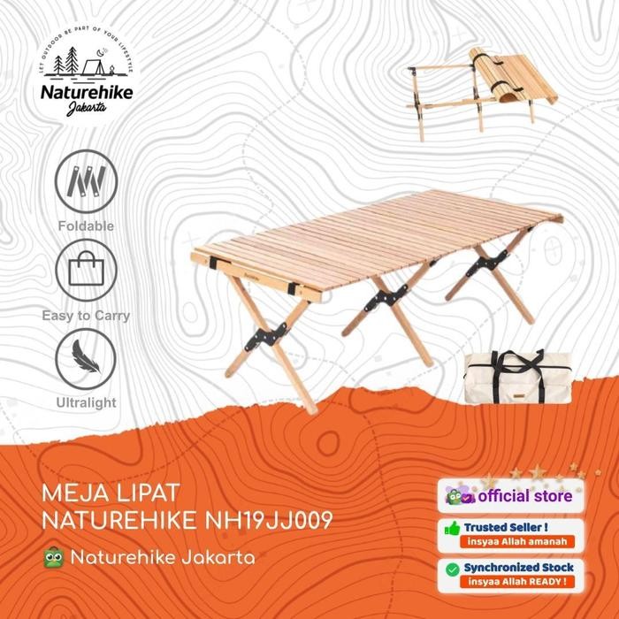 MEJA LIPAT NATUREHIKE NH19JJ009 PIKNIK PORTABLE CAMPING OUTDOOR ALLOY