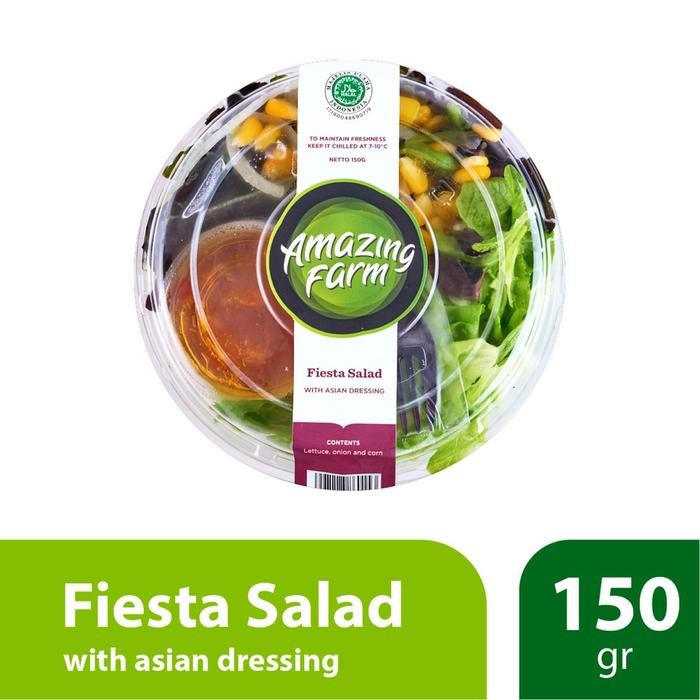 

Pilihan- Fiesta Salad With Asian Dressing 150 Gram Amazing Farm