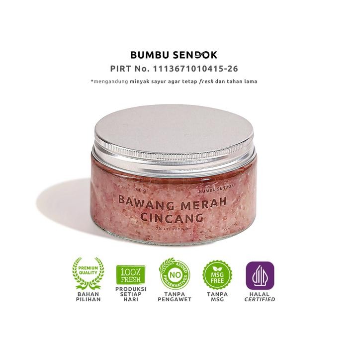 

Pilihan- Bumbu Sendok Bawang Merah Cincang Dalam Minyak / Minced Shallot 200G