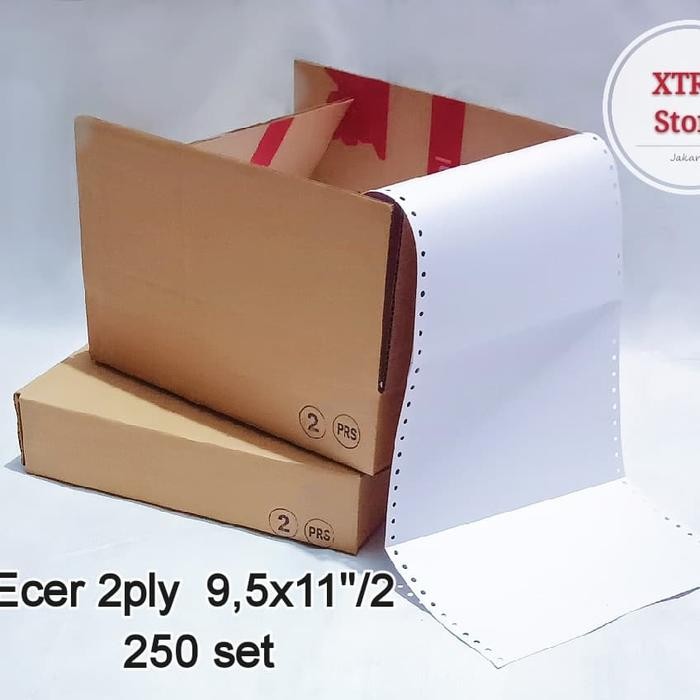 

Pilihan- Ecer Kertas Komputer Continuous Form Isi 500Set 2 Ply 9.5X11 /2