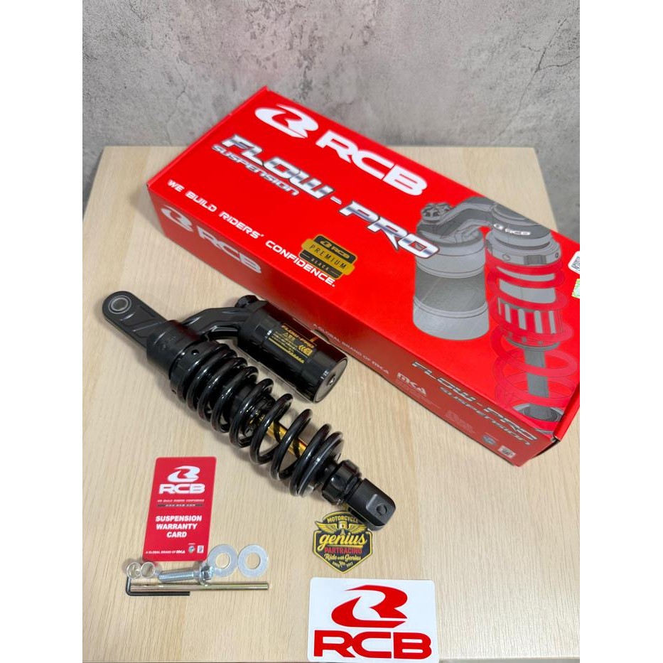 Shock Breaker Belakang RCB FLOW PRO ( 305MM ) Mio Sporty - Mio Smile - Mio Soul - Beat Karbu -