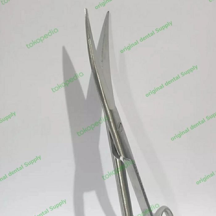 

Pilihan- Gunting Tajam Bengkok Gunting Operasi Curve 14 Cm Stainless Steel