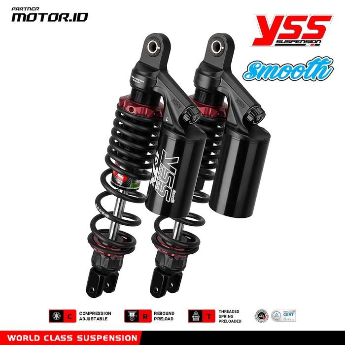 SHOCK BELAKANG NEW NMAX 155 AEROX 155 CONNECTED YSS GTX BLACK SERIES