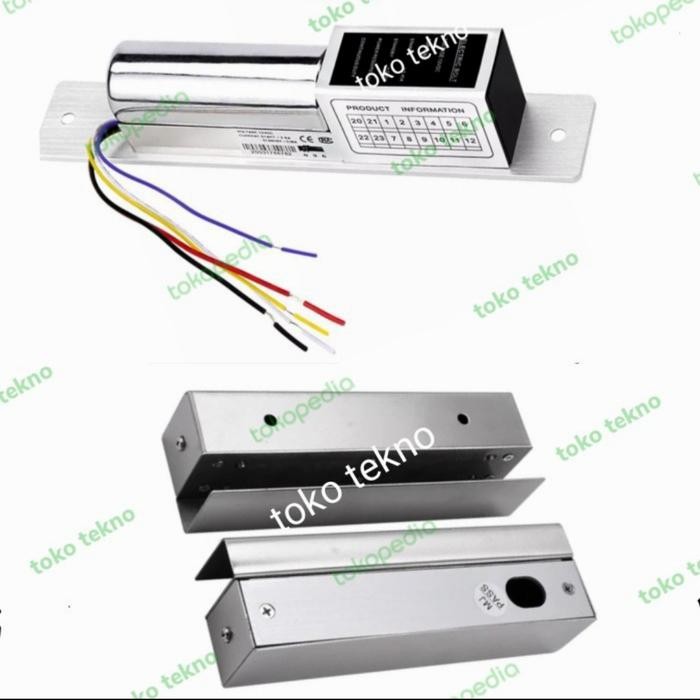 Pilihan- Dropbolt 5 Wire + Breket Dropbolt Pintu Kaca - Akses Door ( 1 Set )