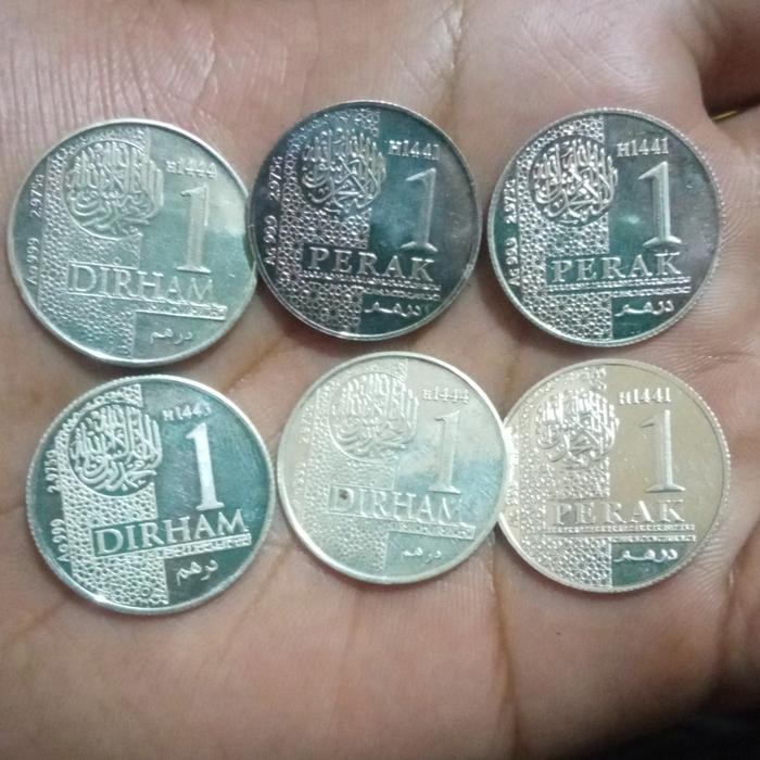 Pilihan- Koin Perak Koin Dirham 1 Dirham Perak Amir Zaim Saidi