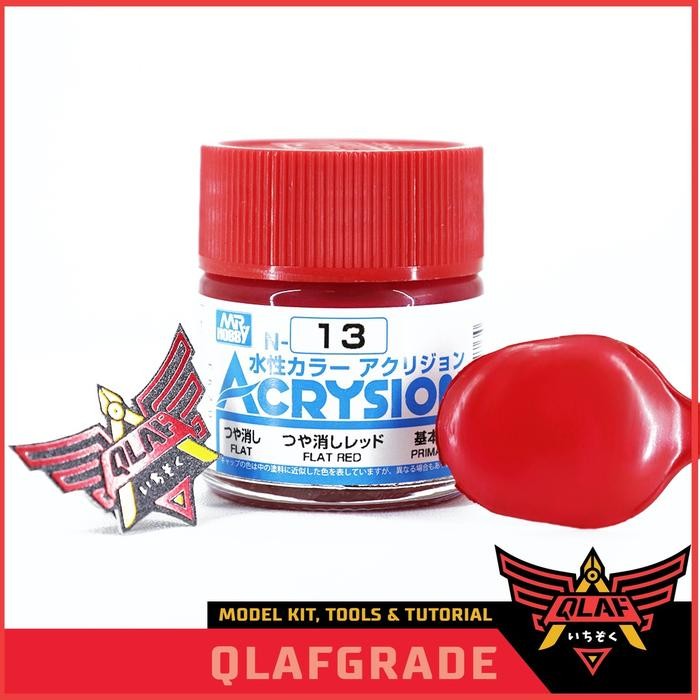

MR ACRYSION FLAT RED N13 CAT ACRYLIC