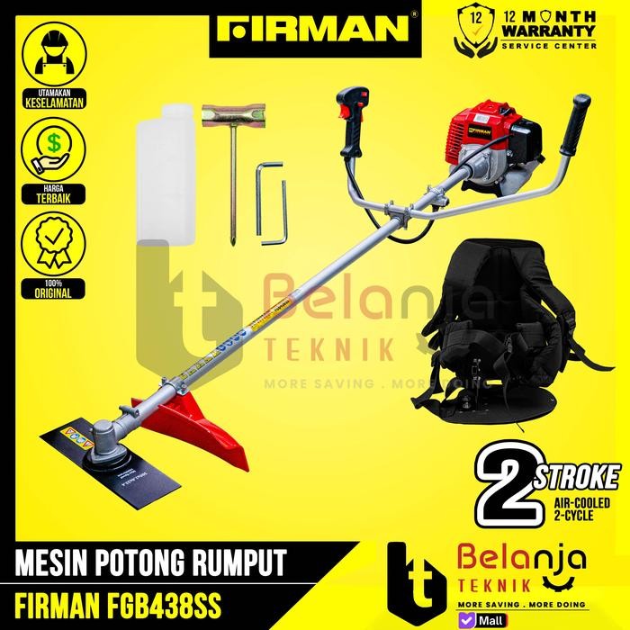 Firman Mesin Potong Rumput Gendong FGB 438 Brush Cutter 2 Tak FGB438