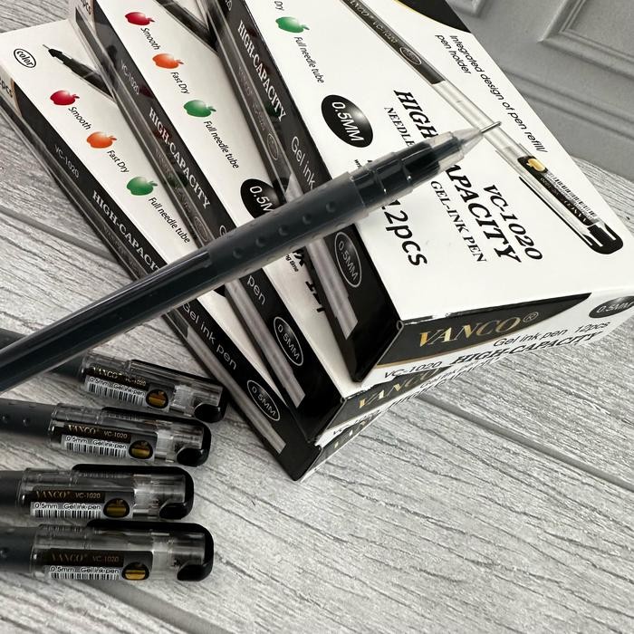 

New Azka Stationery SELUSIN ( 12 PCS ) New Gel Pulpen Zuixua 0.4 mm Gel Pen Zuixua / Van-Art 0.4mm