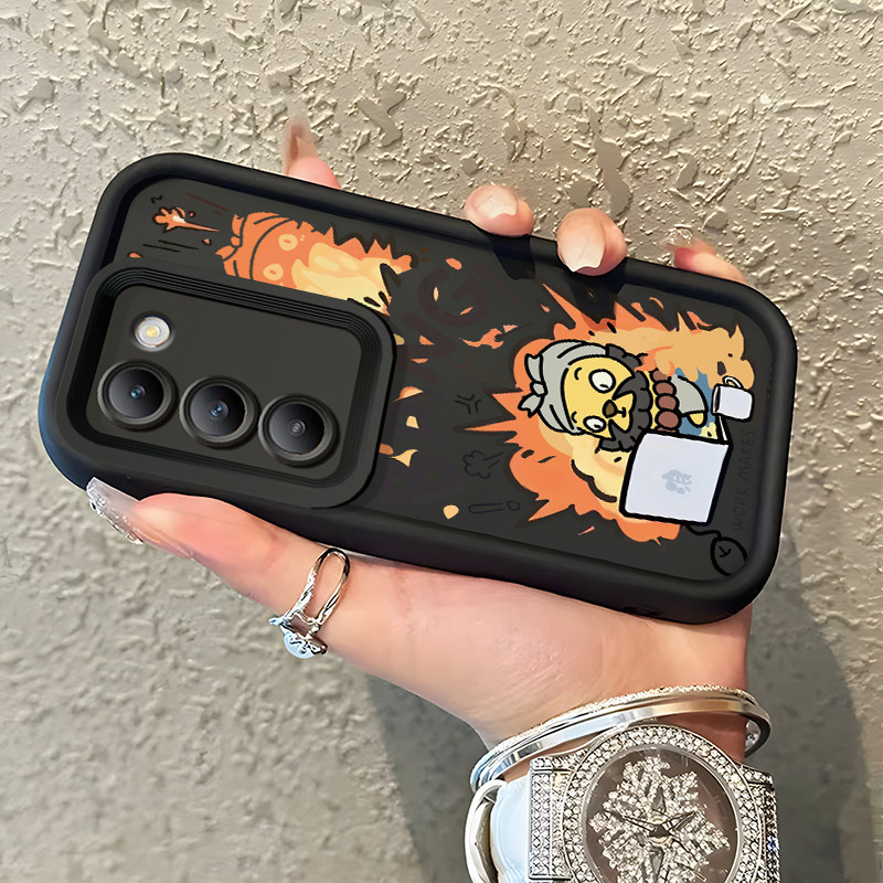 Casing Hp Untuk VIVO Y100 5G Z1 Pro Z5x Case Softcase Kesing Situasi pekerja saat ini pola Casing si