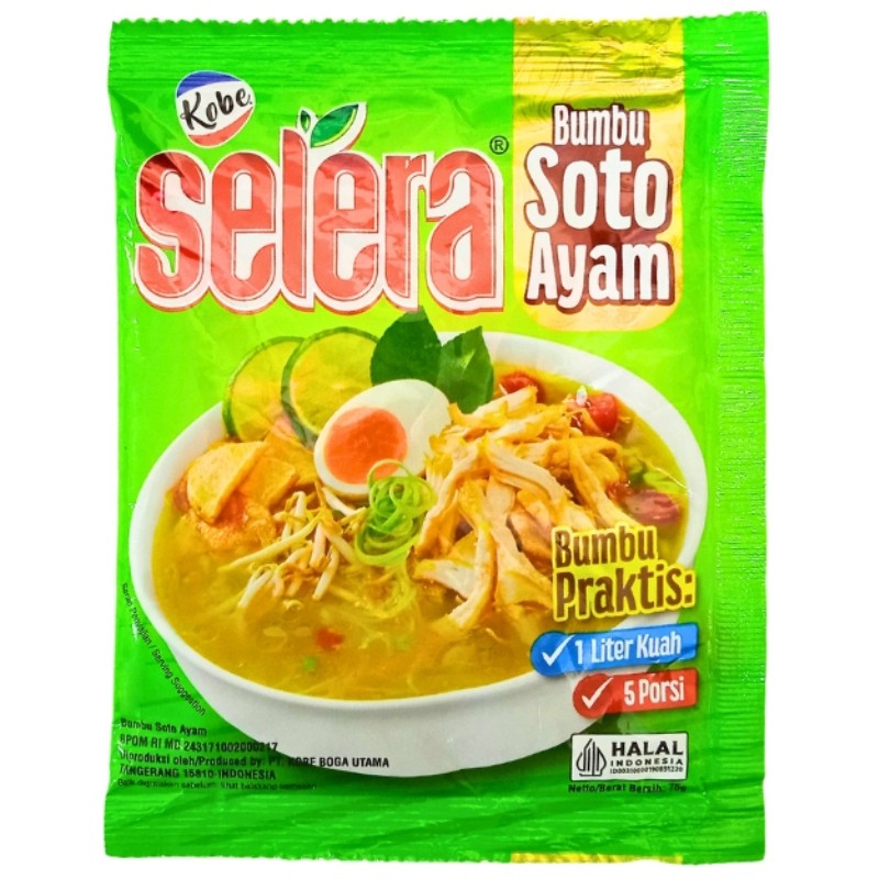 

S30808 KOBE SELERA AYAM BUMBU SOTO 75GR MAJU BERSAMA (20250915)