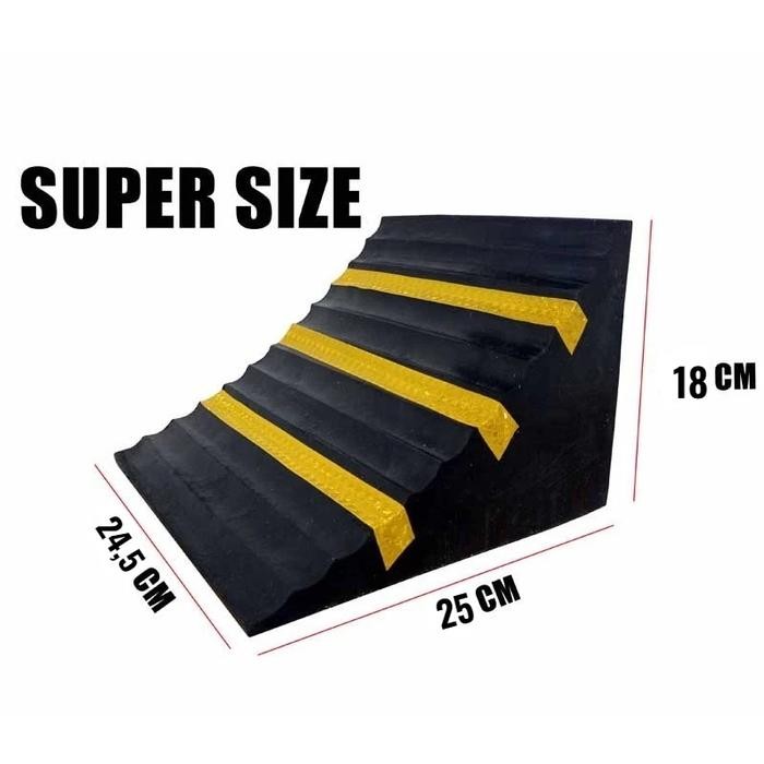 Ready Ganjalan Ban Mobil Truck - Karet Pengganjal Ban Mobil Besar - Karet Pengganjal Parkir Ban