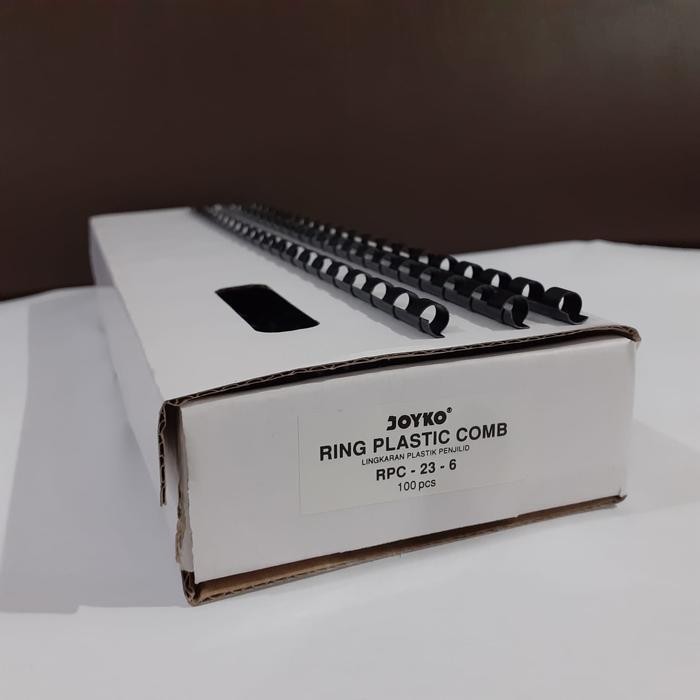 

Joyko Spiral Plastik Rpc-23-6 F4 23 Lubang (6 Mm) - Hitam