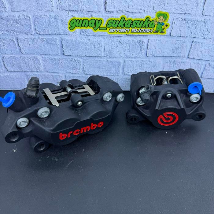 KALIPER BREMBO 4 PISTON 1 PIN & KALIPER BREMBO 2 PISTON 1 PIN SET ORI BERKUALITAS