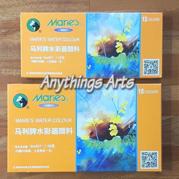 

Maries Water Colour Set 18 5Ml Cat Air