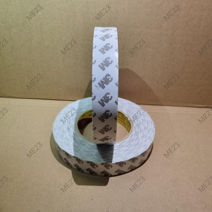 

Double Tape 3M 9075i Perekat Kertas Putih Tisu Tipis 24mm 50m