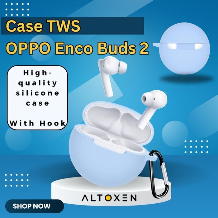 Case Silicone TWS Oppo Enco Buds 2 I Soft Case I Pelindung TWS Oppo
