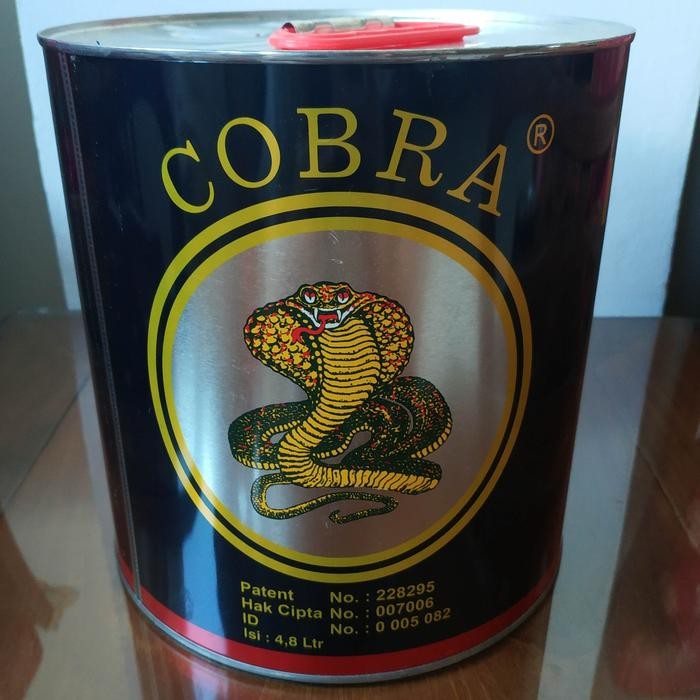 Dulux - Thinner / Thiner / Tiner Hg Cobra Hitam 5L ( 1 Galon ) / Pengencer Cat