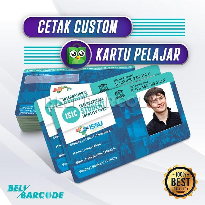 

OJ Jasa Cetak Custom Preprinted ID Card Kartu Anggota Sekolah Pelajar