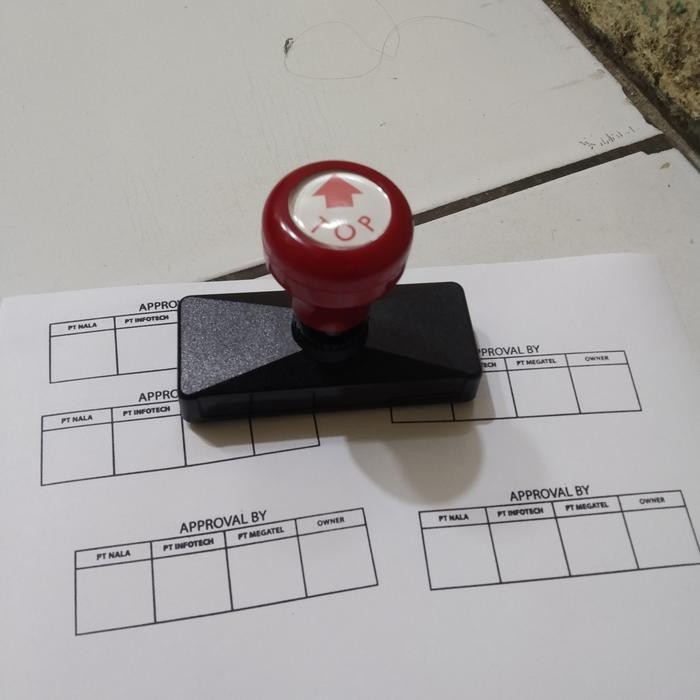 

Jual Rugi! Stempel Flash/Otomatis Extra Besar