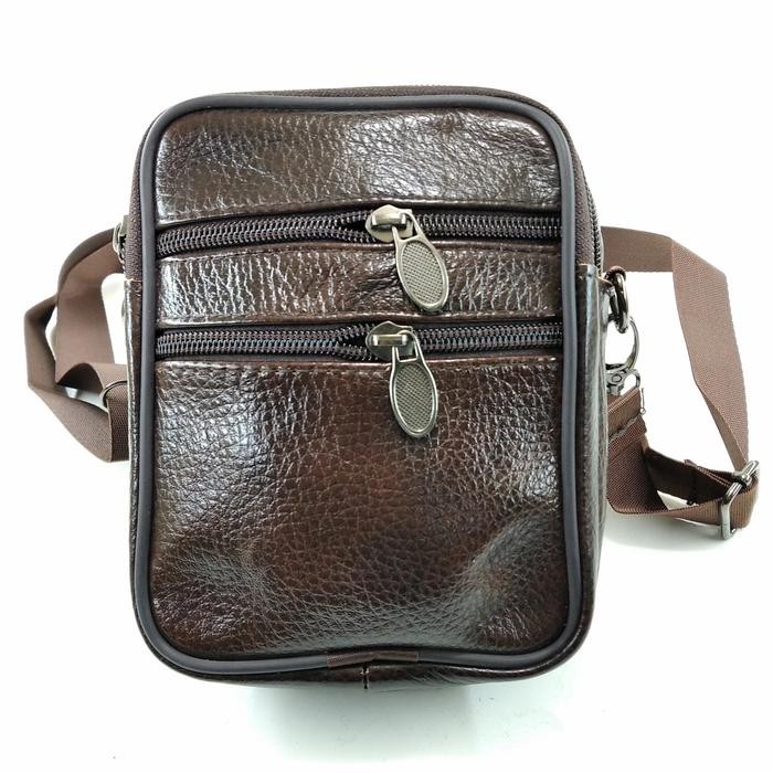 tas selempang pria kulit import tas mini pria kulit sapi