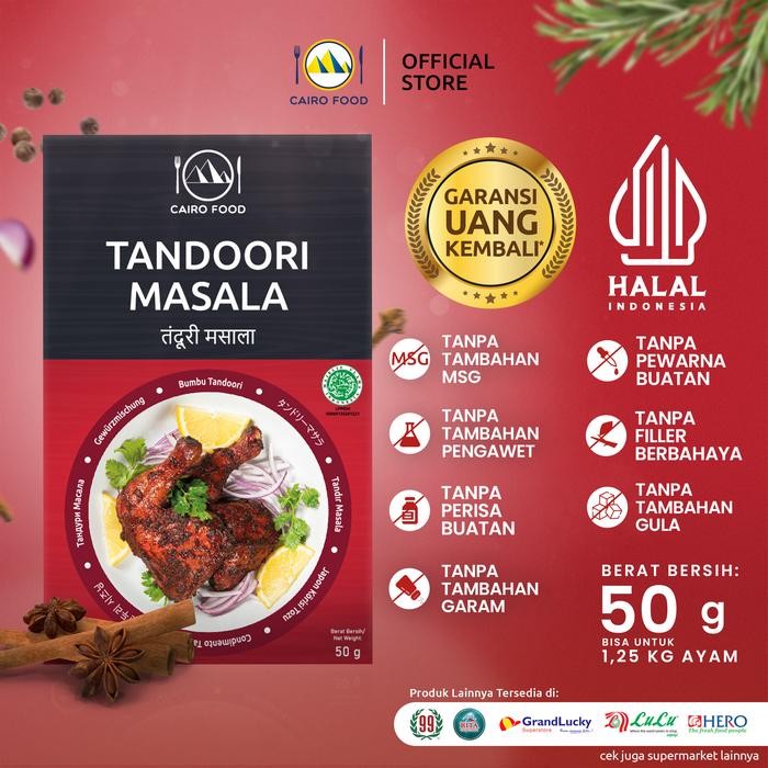 

Stok Baru Bumbu Tandoori Masala - Cairo Food