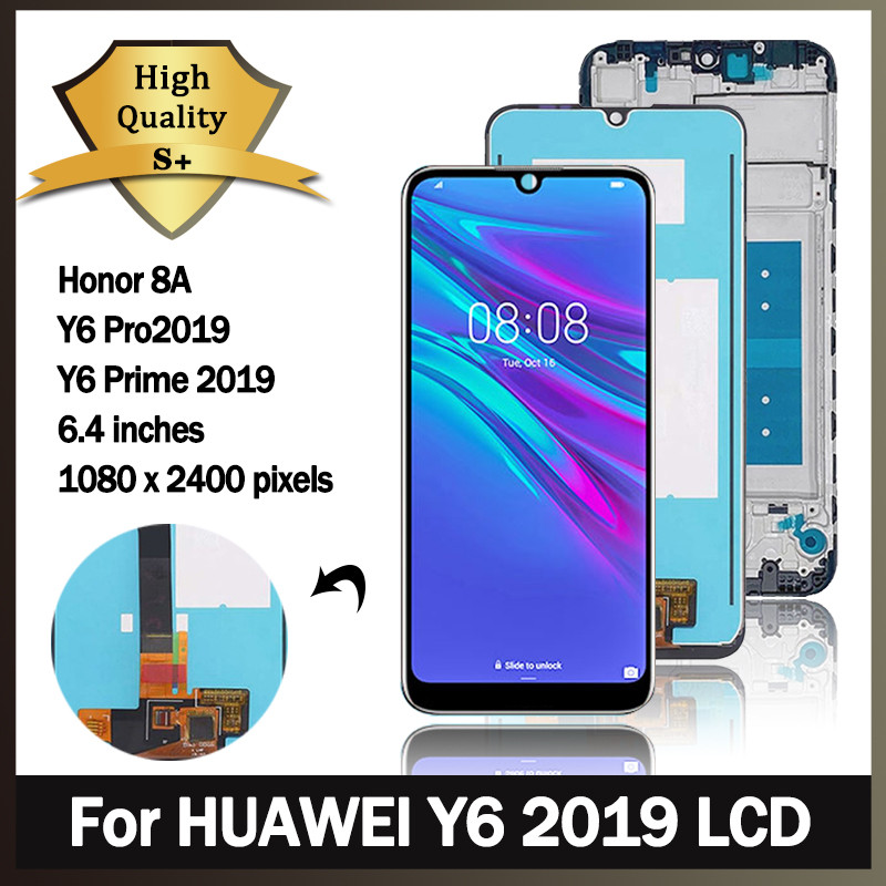 6.09" For Huawei Y6 2019 LCD Y6 Pro 2019 Display MRD-LX2 Touch Screen For Huawei Y6 Prime 2019 MRD-L