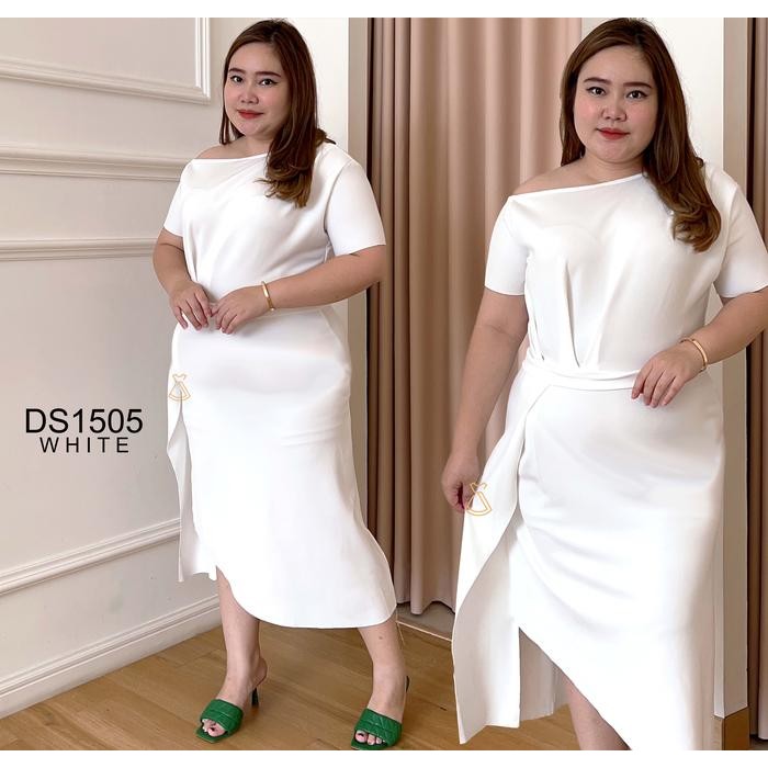 Pilihan- Ds1505 - Dress Pesta Sabrina Maxi Bodycon Scuba Dress Kondangan Wanita