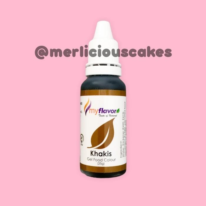 

Stok Baru Khakis Gel My Flavor Food Color Food Colour Pewarna Makanan