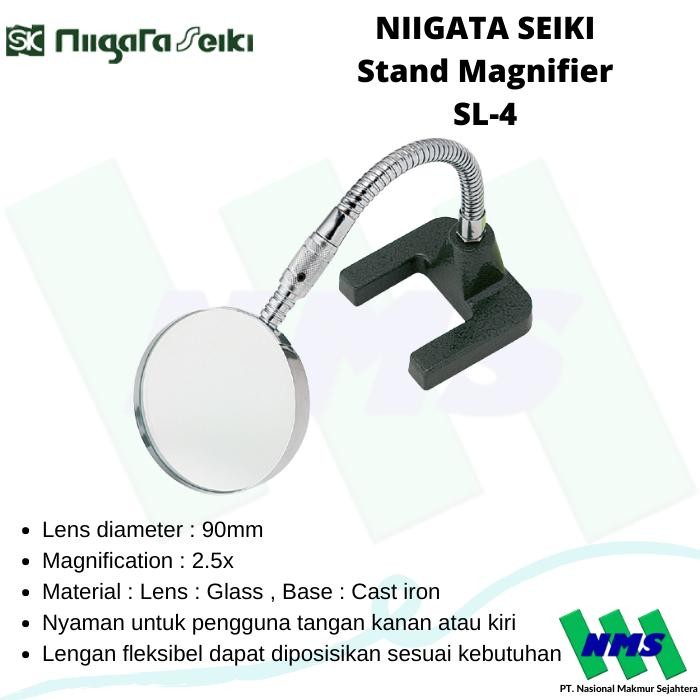 

SALE Kaca Pembesar Stand Fleksibel NIIGATA SEIKI Stand Magnifier No. 1650