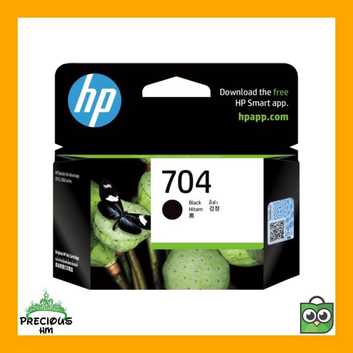 Pilihan- Tinta Hp 704 Black / Cartridge Hp 704 Black Original Printer 2010 2060