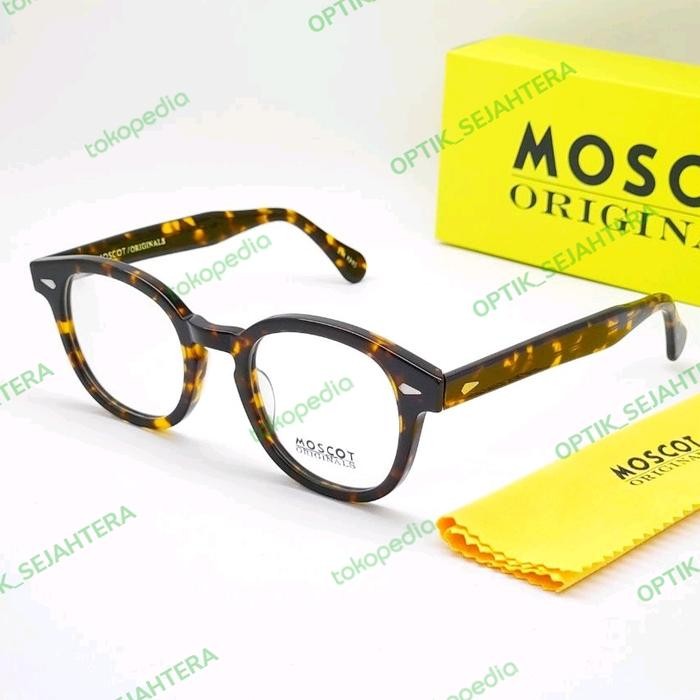 Frame Minus Kacamata Pria Moscot Lemtosh Square Premium