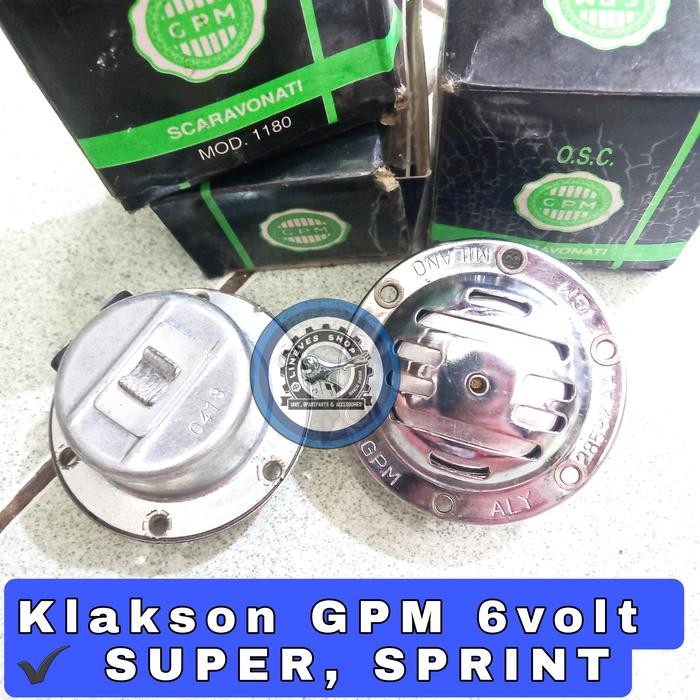 Ready Klakson vespa GPM MILANO