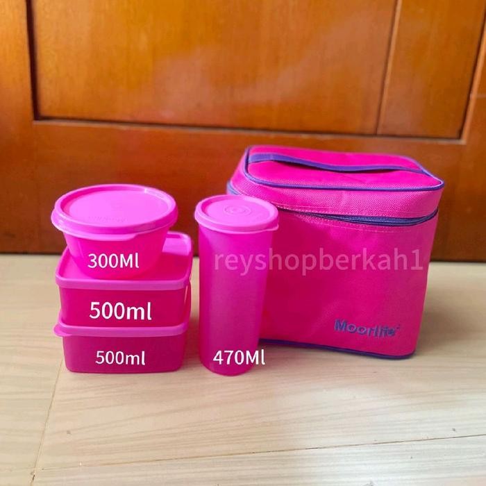 One set bekal lengkap MOORLIFE FREE TAS / Bekal tanpa sekat moorlife