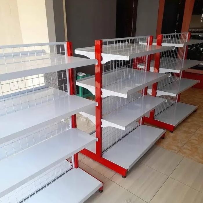 rak mini market gondola starter dobel