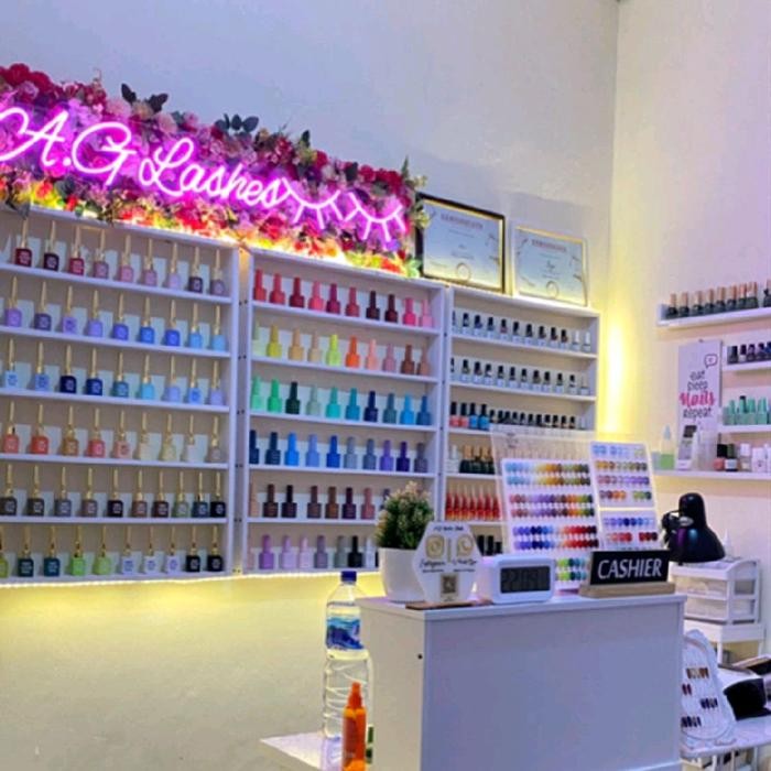 Rak Parfum Susun Dinding Rak Mainan Minimalis Rak Nail Art Rak Kutek Anak Paku Rak Dinding Susun