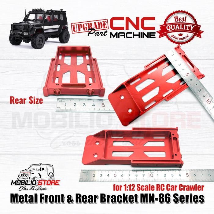 Upgrade Part-Metal Front & Rear Chassis Bracket Mn86 Mn128 Series Rc Crawler