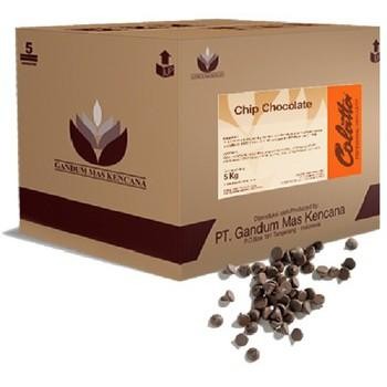 

Colatta chocolate chip dark 5kg Dus cokelat coklat drop compound