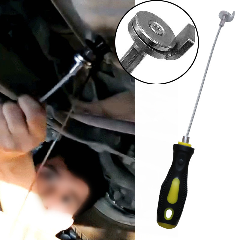 Car Oil Drain Plug Wrench Transmission Oil Base Screw Removal Tool Strong Magnetic Oil Plug Anti Sca