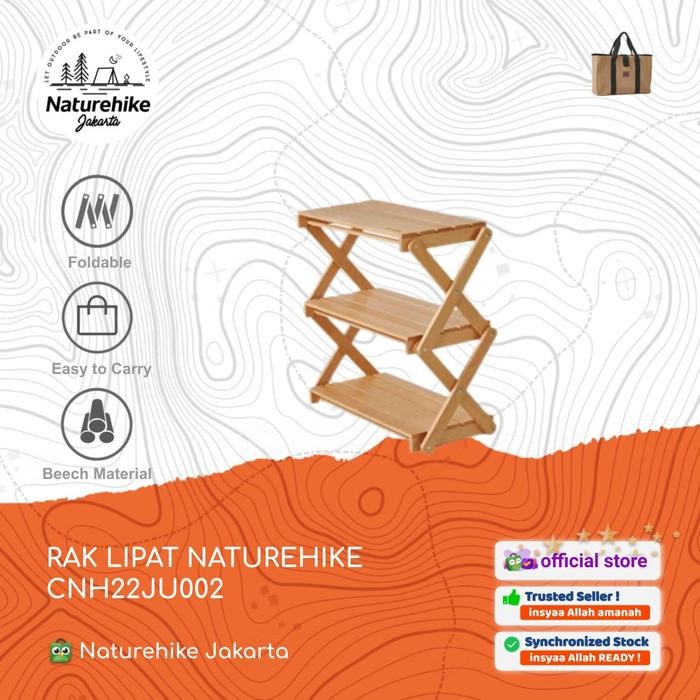 RAK LIPAT / TATAKAN KOPI PIKNIK PORTABLE CAMPING NATUREHIKE CNH22JU002