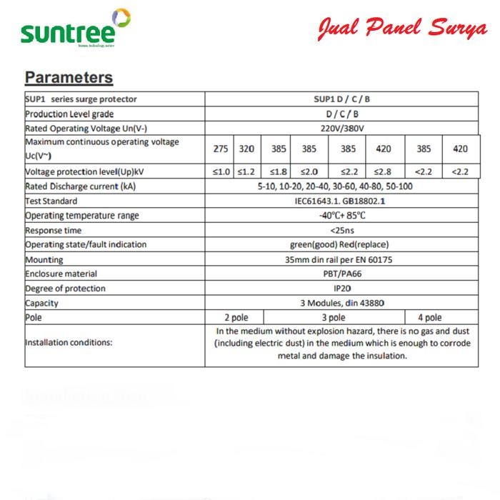 Banyak Dicari Ac Spd Ac 2P 40Ka 275V Suntree Sup1-40 Terlariss 