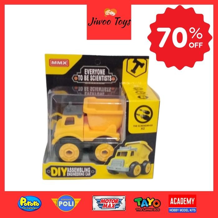 Mainan DIY Truck Skala 1:36 MMX 77014 OHDAE (Free Wheel)