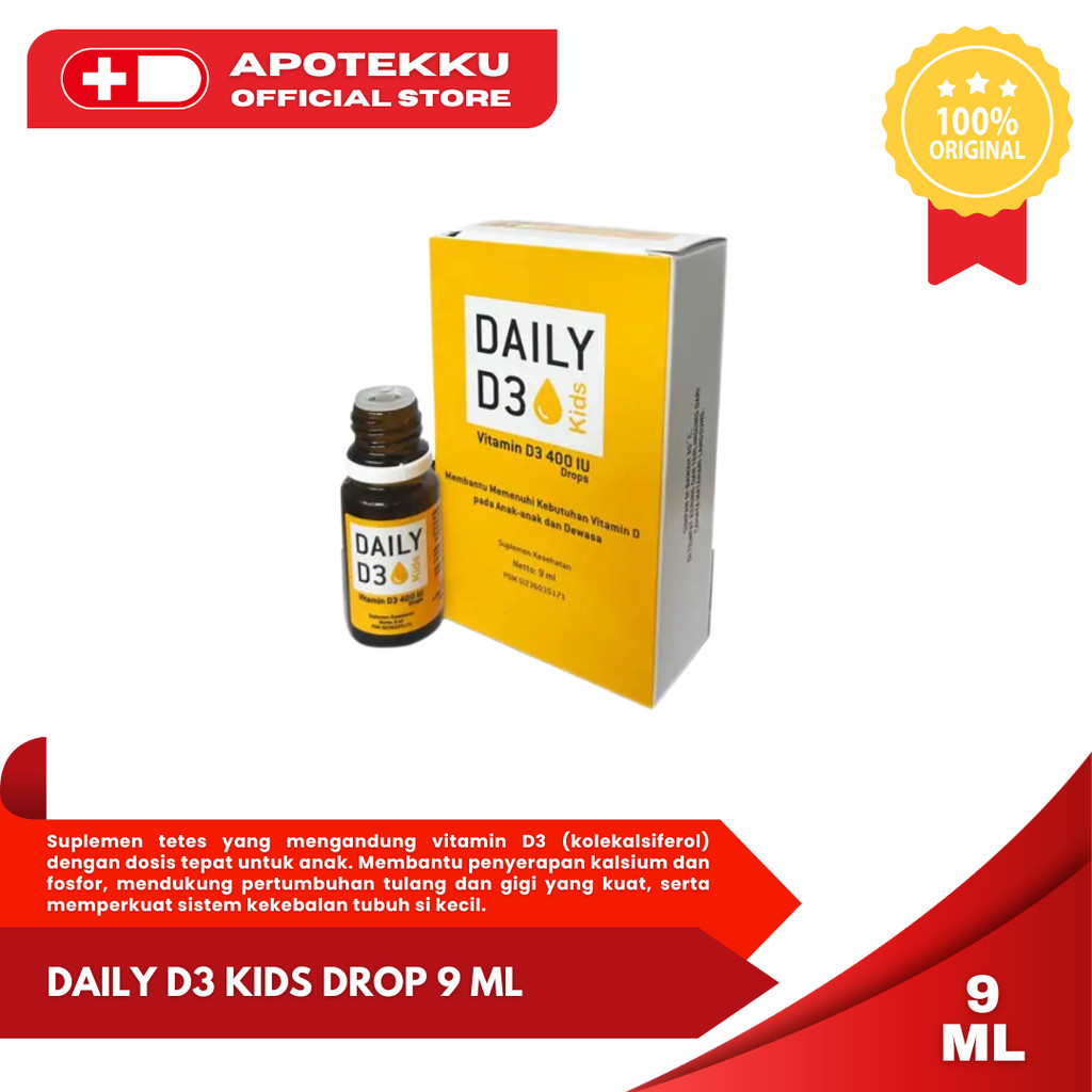 DAILY D3 KIDS DROP 9 ML