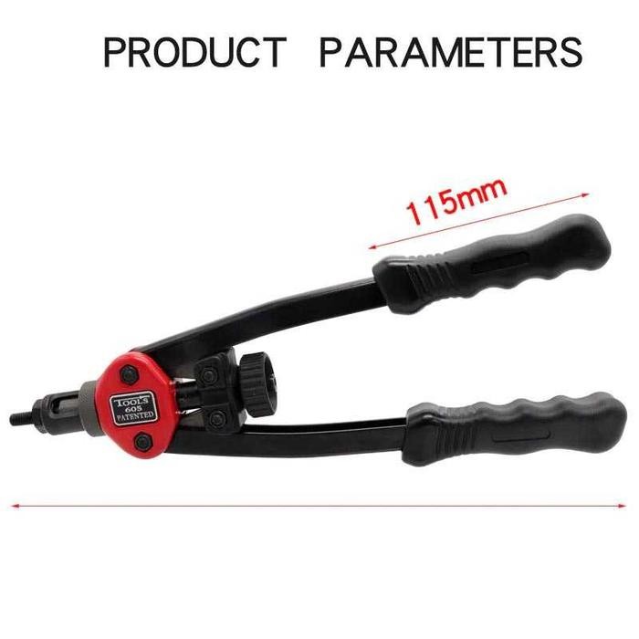 Promo Hand Tool Tang Rivet Tembakan Paku Ripet Nut Adapter Tekiro 60 Pcs Terlaris