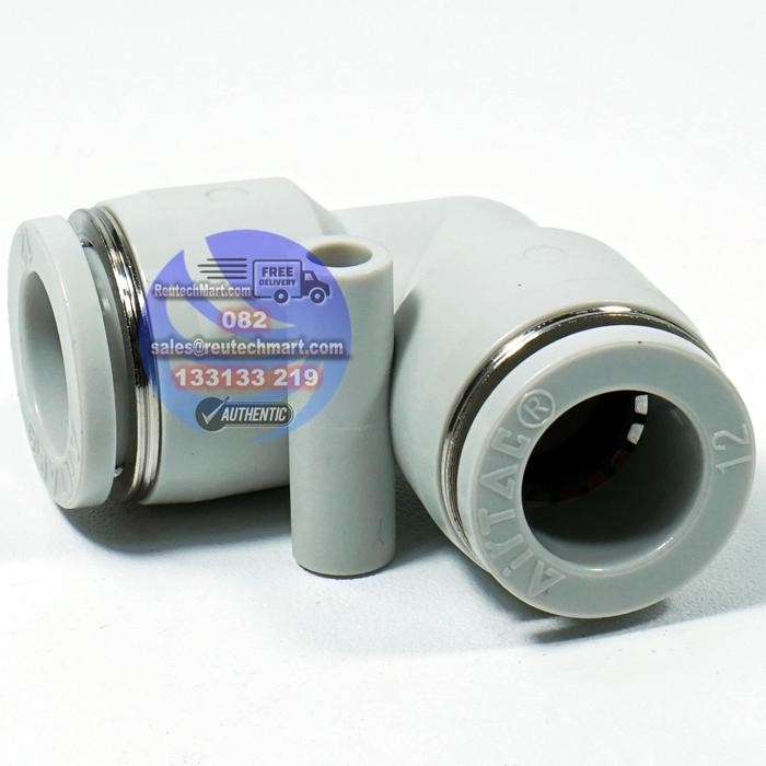 Fitting L 12mm AIRTAC PV12 12mm Union Elbow